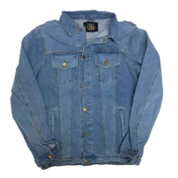 NWT Men's Tones Of Melannin HBCU's Do It Better Graphic Denim Jacket - Picture 3 of 5